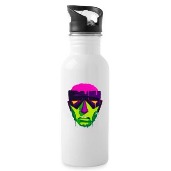 Un beau design de super-héros Revenant - Gourde avec paille intégrée - blanc - Droite