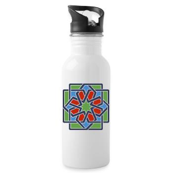 Andalusia 4 - Water bottle with straw - white - Right