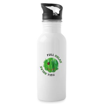 Full relax soothing - Water bottle with straw - white - Right