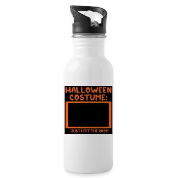 Lustiges Halloween Kostüm - Zitate - Trinkflasche mit integriertem Trinkhalm - Weiß - Rechts