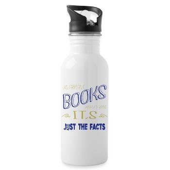 gift book keeper gift movies book keeper quotes - Trinkflasche mit integriertem Trinkhalm - Weiß - Rechts