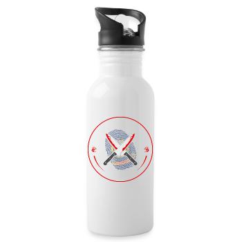 True Crime Club Idaho, Murderino Murder Show - Water bottle with straw - white - Right