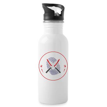 True Crime Club Kentucky, Murderino Murder Show - Water bottle with straw - white - Right