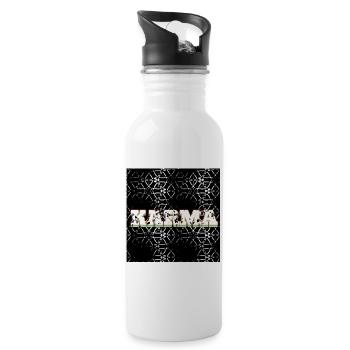 Karma - Image - 2023 - Water bottle with straw - white - Right