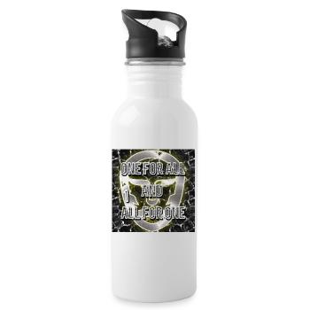One for all and all for one - Image - 2023 - Water bottle with straw - white - Right