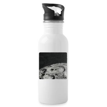 Espace lunaire Luna - Gourde avec paille intégrée - blanc - Droite