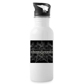 Noir et blanc - Image - 2023 - Gourde avec paille intégrée - blanc - Droite
