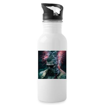 Portrait elektrik 04 - Water bottle with straw - white - Right