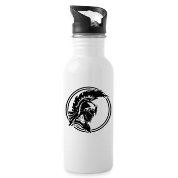 Casque Warrior Sparta Spartan - Gourde avec paille intégrée - blanc - Droite