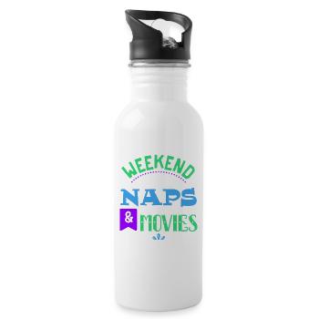 Watch Movie Statement Streaming Theater Movies - Water bottle with straw - white - Right