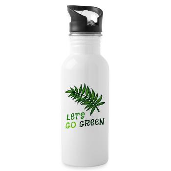 Environnement Déclaration environnementale Respectueux de l’environnement - Gourde avec paille intégrée - blanc - Droite