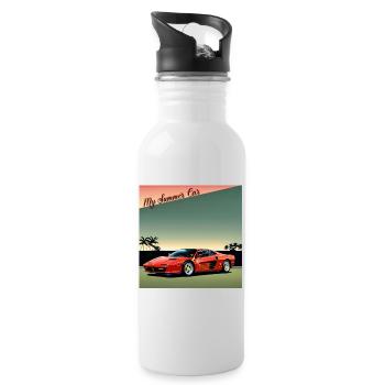 My Summer Car - Water bottle with straw - white - Right