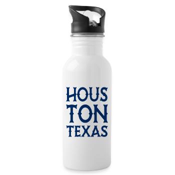Dallas - Texas - États-Unis d’Amérique - États-Unis - Gourde avec paille intégrée - blanc - Droite