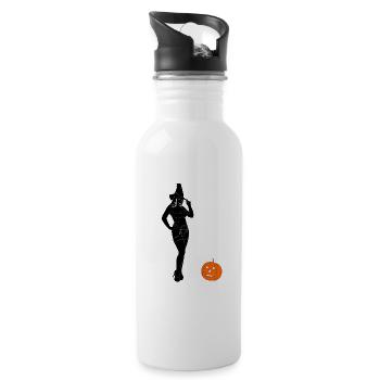 SEXY HALLOWEEN WITCH - Water bottle with straw - white - Right