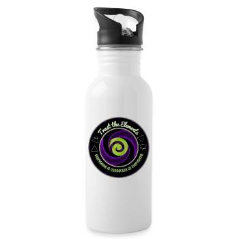 Elemente Spiral-Einheit - Trinkflasche mit integriertem Trinkhalm - Weiß - Rechts