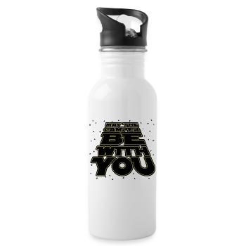 Relax Nature Statement Camping Holidays Camping - Water bottle with straw - white - Right