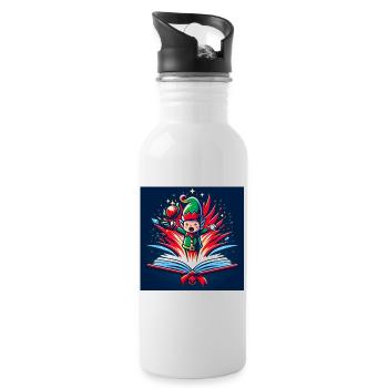 Elf Burst - Water bottle with straw - white - Right