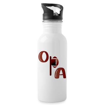 OPA AMERICAN FOOTBALL SPORT - Trinkflasche mit integriertem Trinkhalm - Weiß - Rechts