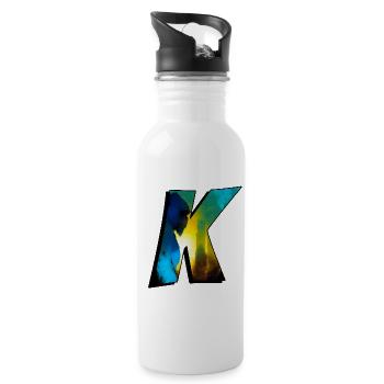 Gorilla 01 - K2 - Trinkflasche mit integriertem Trinkhalm - Weiß - Rechts