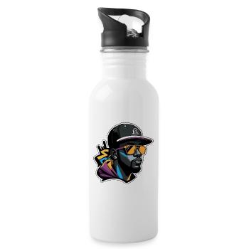Urban Guy - Water bottle with straw - white - Right