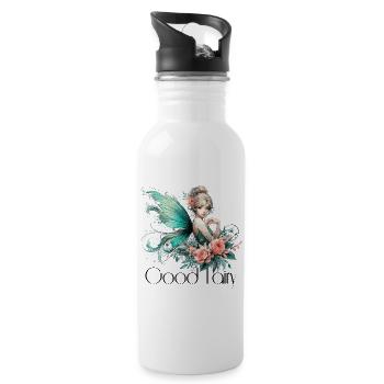 Fairy Godmother Gift - Water bottle with straw - white - Right