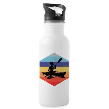 Kayak Femme Canoë Kayak Kayak Homme - Gourde avec paille intégrée - blanc - Droite
