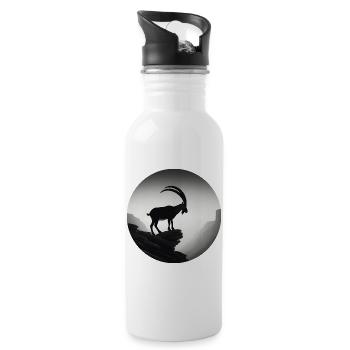 Capricorn - Water bottle with straw - white - Right