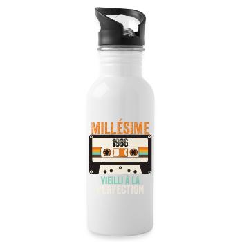 Millésime 1986 vieilli à la perfection - Gourde avec paille intégrée - blanc - Droite