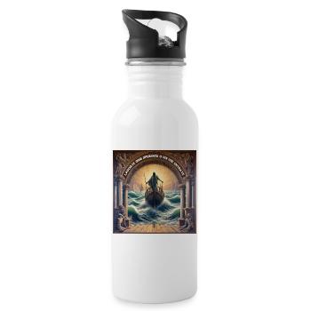 CHARON - Water bottle with straw - white - Right