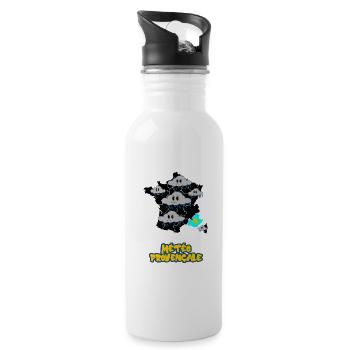 Provençal Weather - Water bottle with straw - white - Right