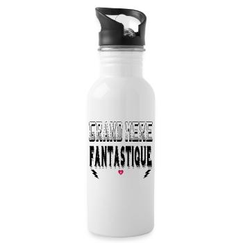 Grand Mère Fantastique - Gourde avec paille intégrée - blanc - Droite