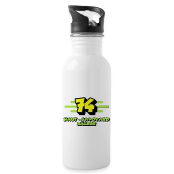 Complaining from Haut-Savoyard - Water bottle with straw - white - Right