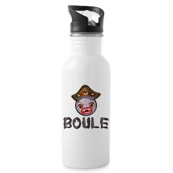 COSTUME HALLOWEEN PIRATE - BOULE Pétanque - Gourde avec paille intégrée - blanc - Droite