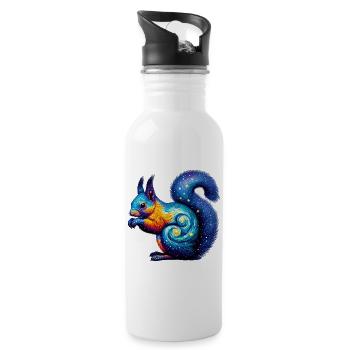 Squirrel - Water bottle with straw - white - Right