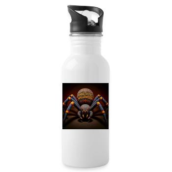 Fangtastic Halloween Arachnid - Water bottle with straw - white - Right