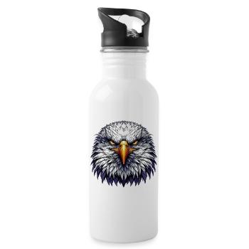 Aigle - Gourde avec paille intégrée - blanc - Droite
