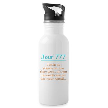 Jour 777 – Mission Polynectar accomplie ! - Gourde avec paille intégrée - blanc - Droite