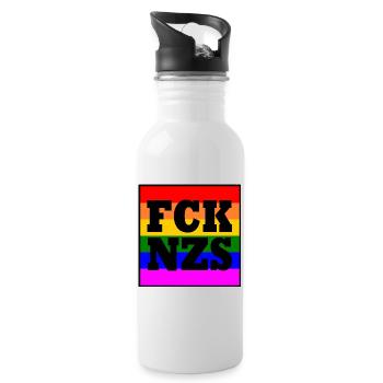 Fck afd - Water bottle with straw - white - Right