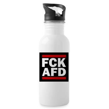 Fck afd - Water bottle with straw - white - Right