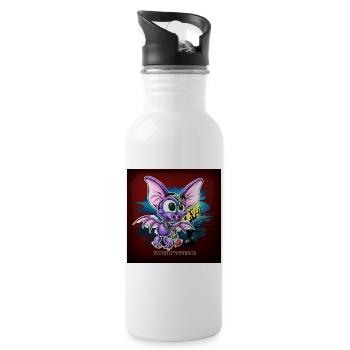 Shadow of the Night - Water bottle with straw - white - Right
