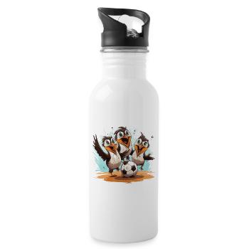 The Coffee Keepers - Water bottle with straw - white - Right
