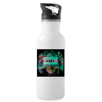 Dance with the Devil - Water bottle with straw - white - Right