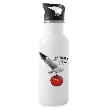 Gultoma - Water bottle with straw - white - Right