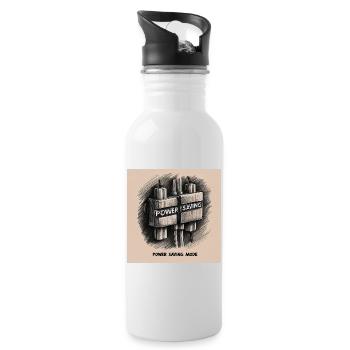Sleep - Water bottle with straw - white - Right