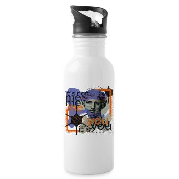 It's Not Me – It's You - Water bottle with straw - white - Right