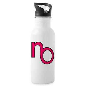 ANSWER NO COMMUNICATION - Water bottle with straw - white - Right