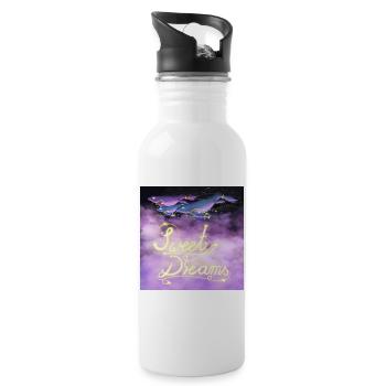 Sweet Dreams Space-Whale - Gourde avec paille intégrée - blanc - Droite