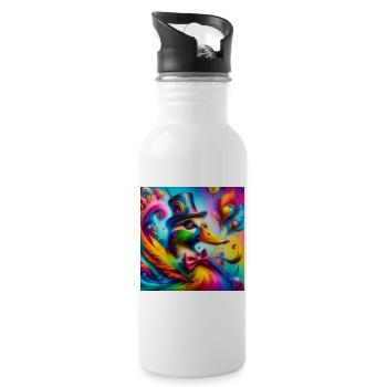 Duck - Water bottle with straw - white - Right