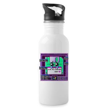 Floppy Neon Cry 1994 - Trinkflasche mit integriertem Trinkhalm - Weiß - Rechts