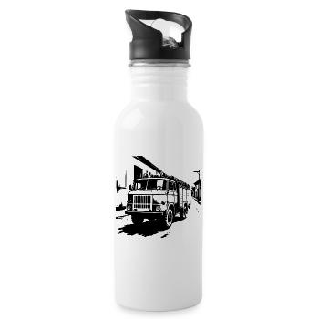 Fire brigade East legend - Water bottle with straw - white - Right